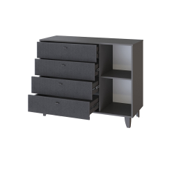 Комод Катрин-13, Графит, Гранит лофт