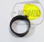 ПОВОРОТНАЯ КРЫШКА НА ПРИЦЕЛ ALC10 (66mm - 67,5mm) желтая