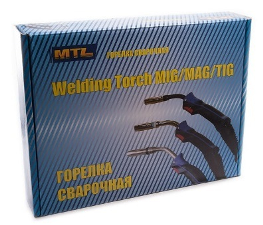 Горелка TIG WP-18FXV, 4м, кнопка, гибкая (вод.охл.)