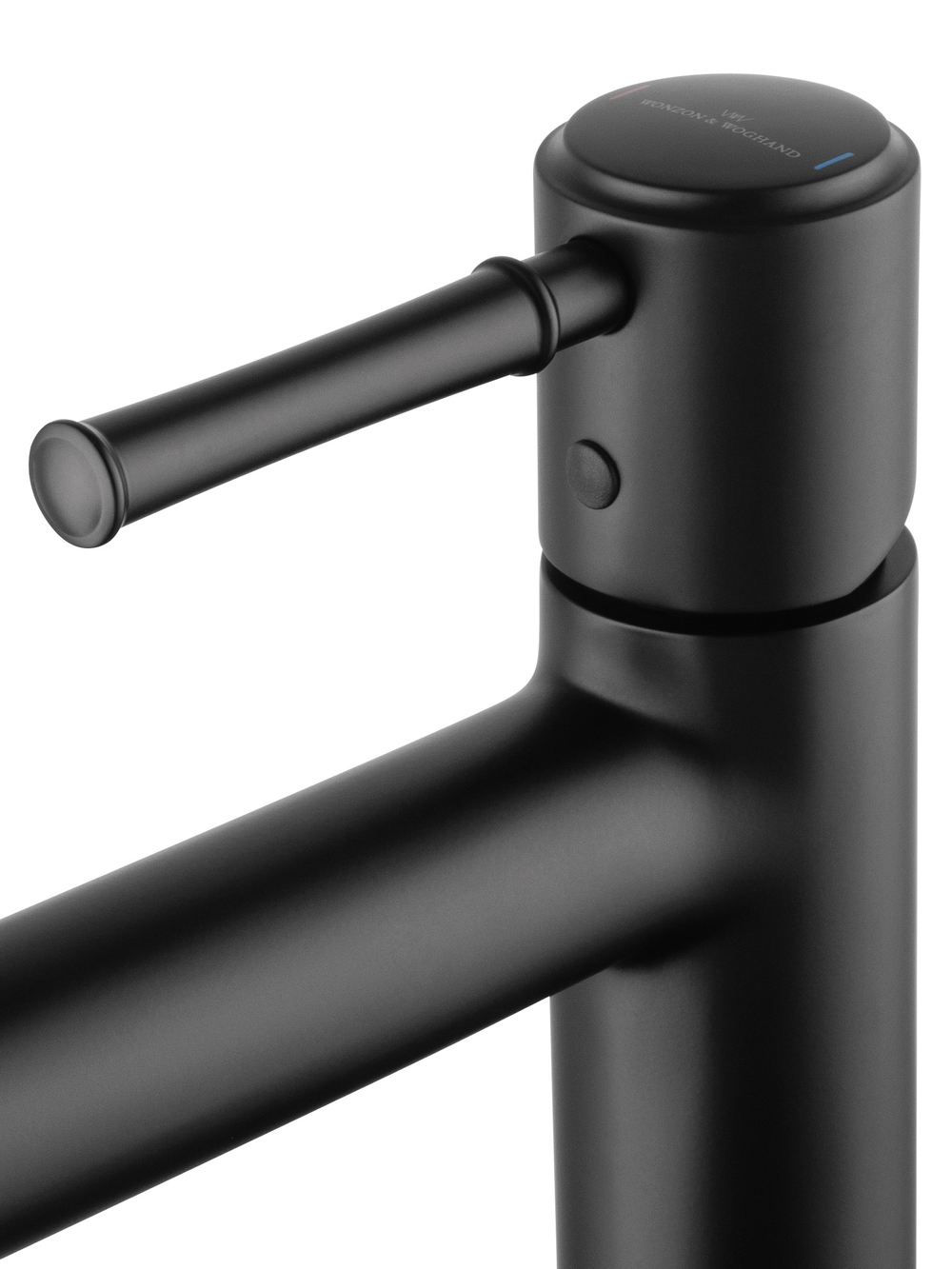 Смеситель для раковины высокий WONZON & WOGHAND TOR, Черный матовый (WW-88019073-MB)