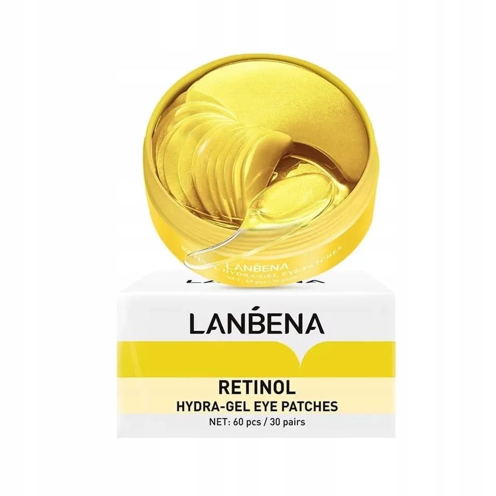 Патчи для глаз Lanbena с ретинолом увлажняющие гидрогелевые Retinol Hydra-Gel Eye Patches 60 шт