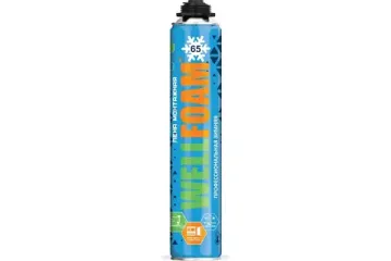 Пена монтажная Well foam Pro65 ЗИМНЯЯ 850 г.