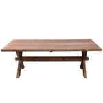 Деревянный стол садовый из массива сосны, венге