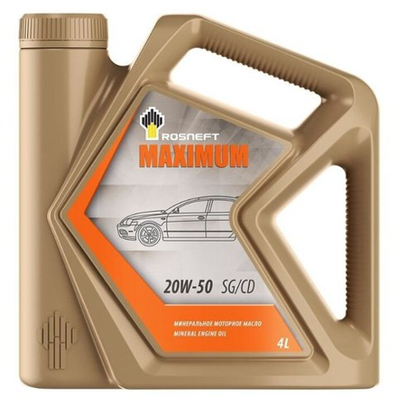 Моторное масло Rosneft Maximum 20w50 4л п/с