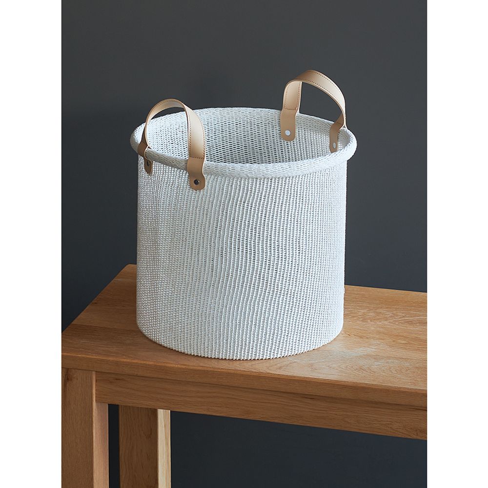 Корзина для хранения Sustainable collection, Ø32х28 см, молочная