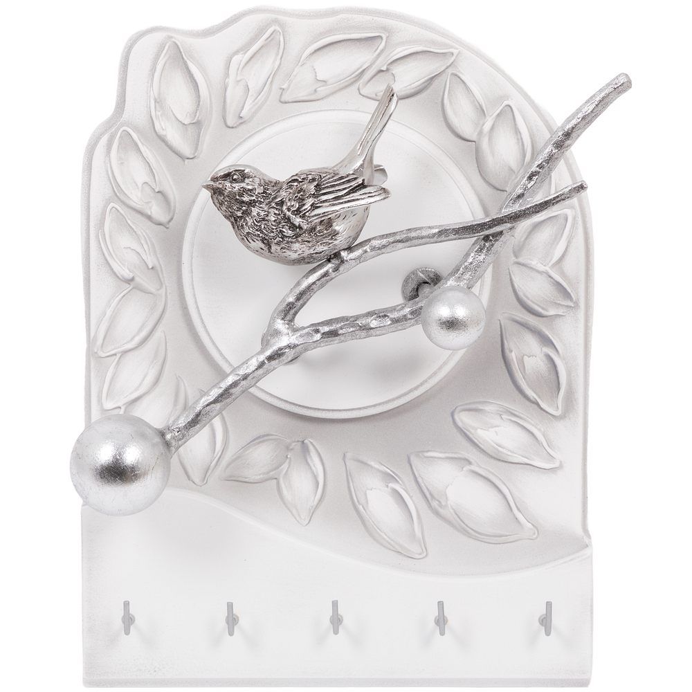 Полка-ключница Терра Бранч Айс Античное Серебро