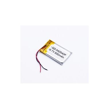 Battery 042540p 3.7V 500mAh Lipo Lithium Polymer Rechargeable Battery (4*25*40mm) MOQ:10