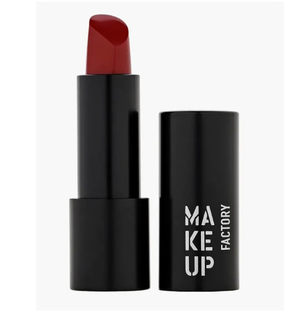 Make Up Factory Помада для губ Magnetic Lips Semi-Mat &amp; Long-Lasting, полуматовая, устойчивая, тон №386, Пунцовый