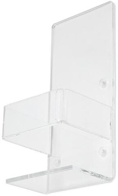 Держатель флакона, 1 литр, настенный, прозрачный, без коробки, в стрейч пленке, ДОЗ - 13