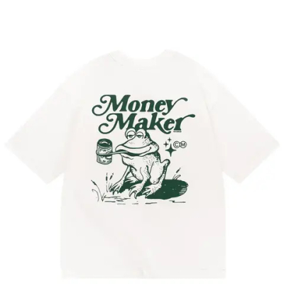 Футболка Haided MONEY TOAD RLXD HW TEE ecru