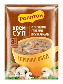 Грибной крем-суп, Куриный с лапшой 21 г * 2 шт