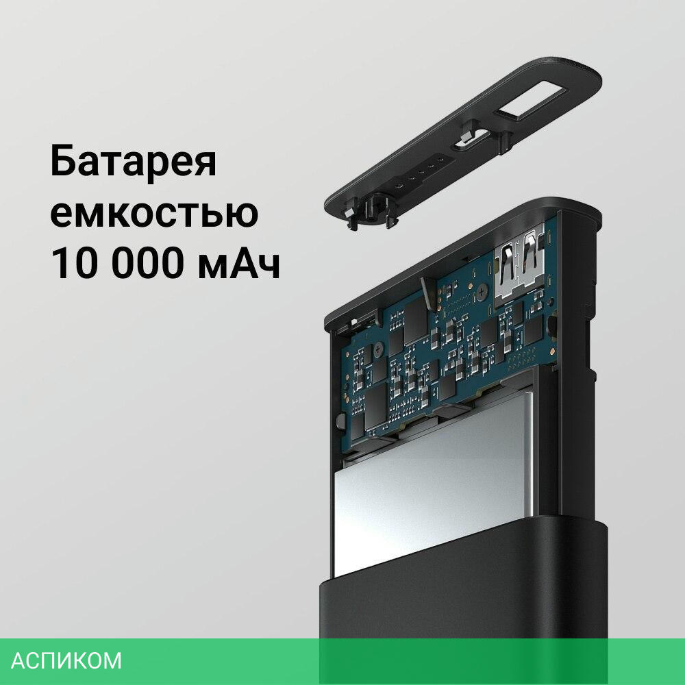 Портативное зарядное устройство Xiaomi Mi 10W Wireless Power Bank WPB15PDZM (BHR5460GL)