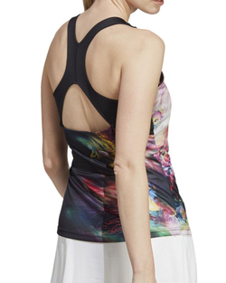 Женский топ теннисный Adidas Melbourne Tennis Y-Tank Top - черный