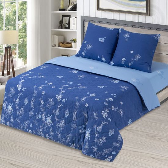 Евро комплект постельного белья Синди бязь Зима-Лето