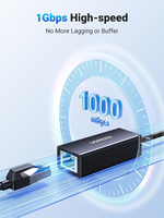 Конвертер USB 3.0 на LAN RJ-45,10/100/1000 Mbps UGREEN 20256