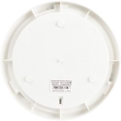 Светильник ЭРА НБО 05-100-001 с ободком Рондо пластик/стекло IP44 E27 max 100Вт круглый белый