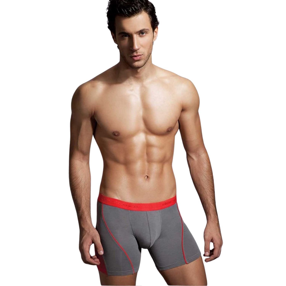 Удлинённые боксеры с ярким поясом и вставками по бокам Doreanse Modal Club (Размер: XL) (Цвет: черный)