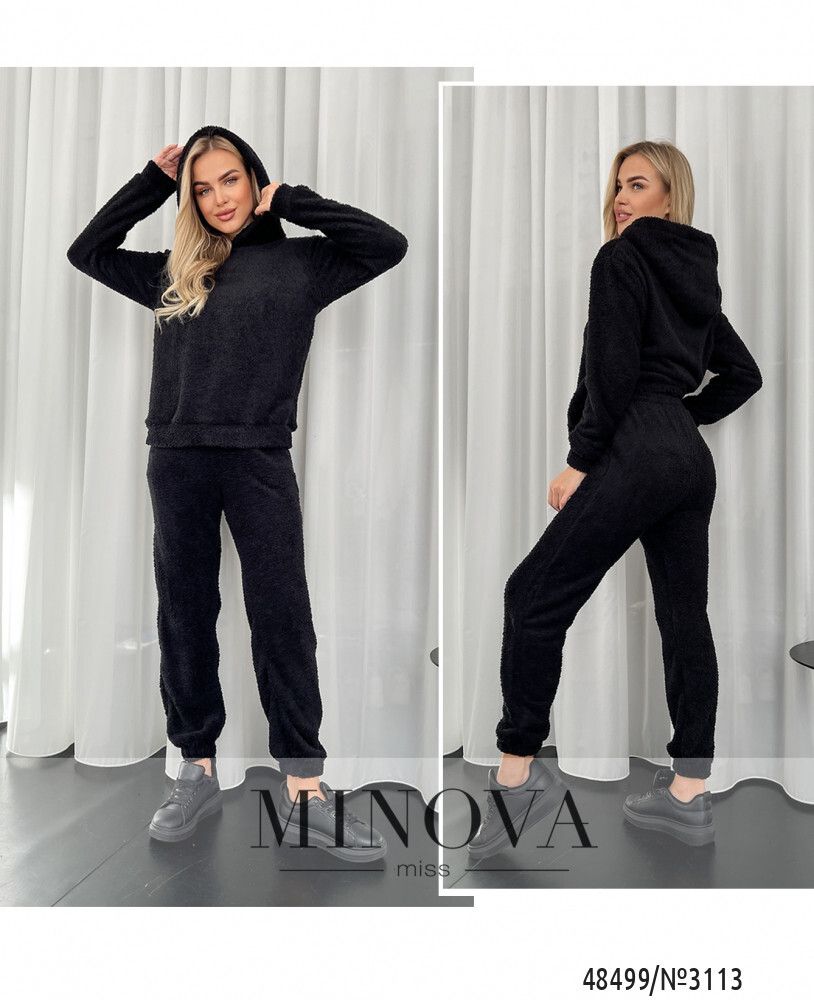 Костюм 3113-черный Minova