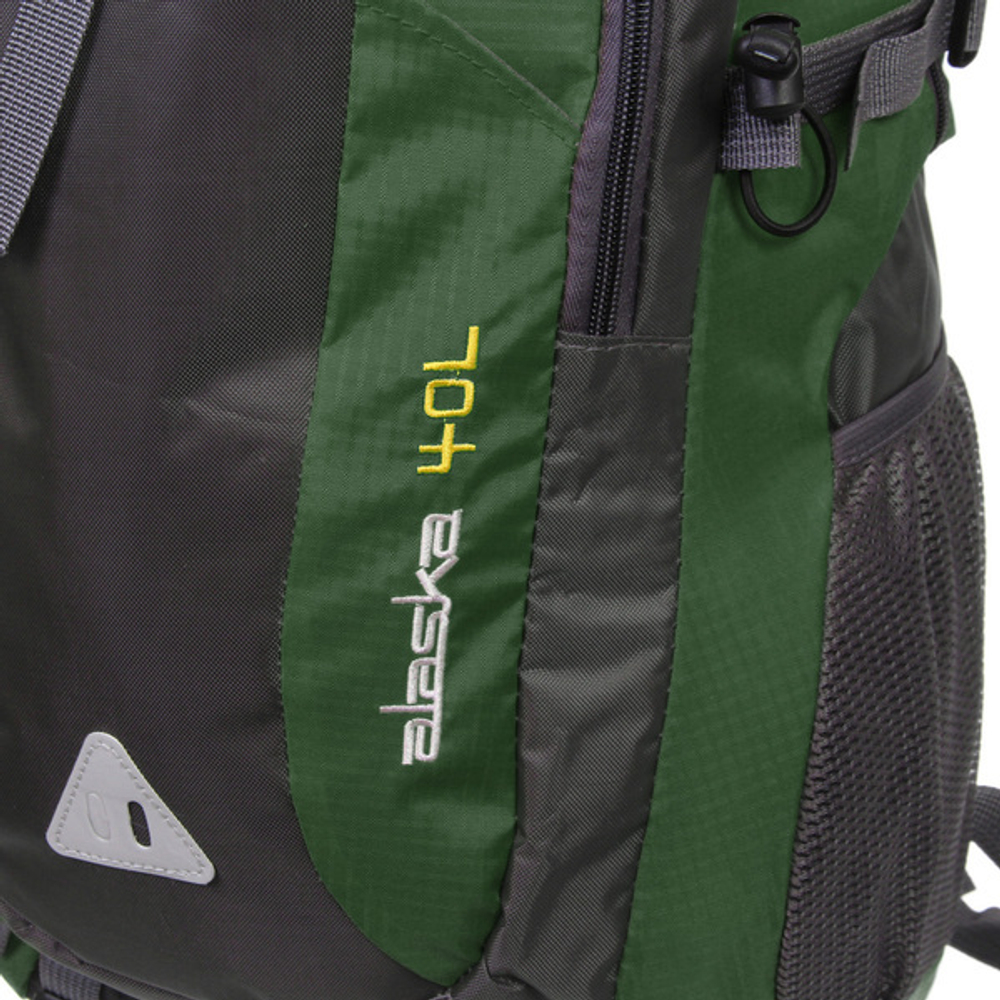 Рюкзак туристический 30л, цвет зелено-серый 3301