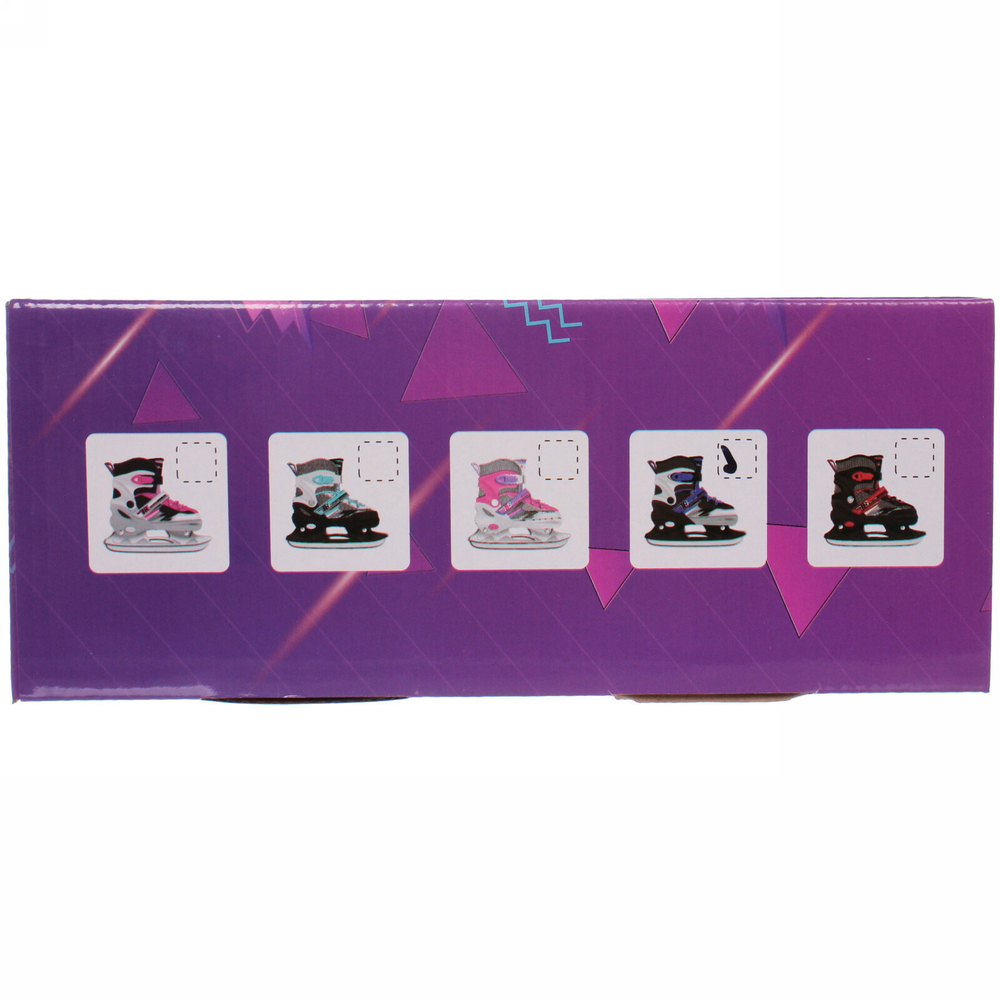 Коньки раздвижные, ледовые с роликовым блоком Sportage FIT103 Dual (размер 34-38)