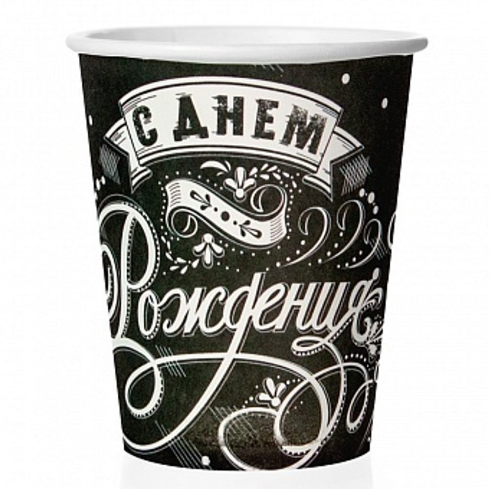 Стаканы СДР винтажный узор 250мл 6 шт.