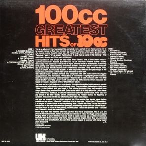 10cc / 100cc: Greatest Hits Of 10cc (LP)