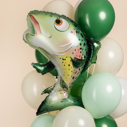 Шар (35''/89 см) Фигура, Рыба Лосось, 1 шт. в уп.