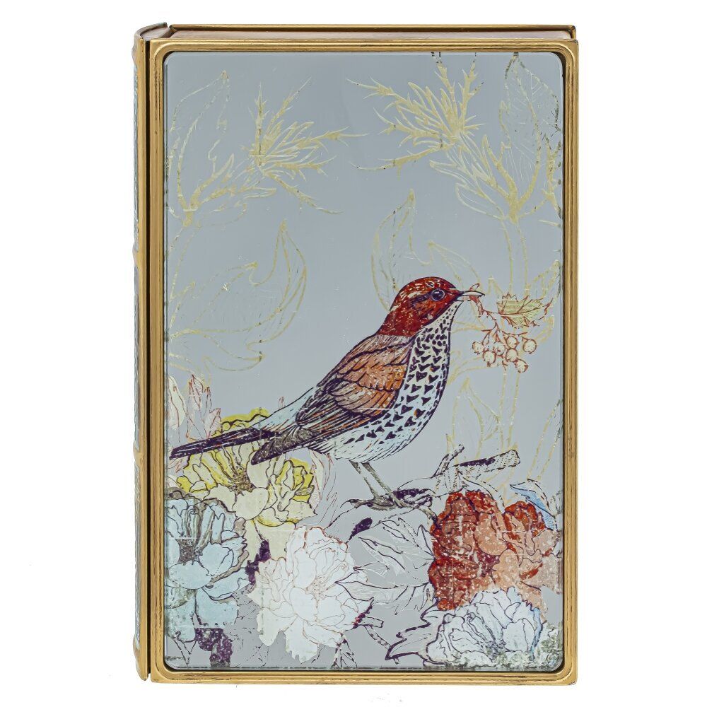 GAEM Шкатулка-книга с зеркальным элементом, L20 W6,5 H30 см