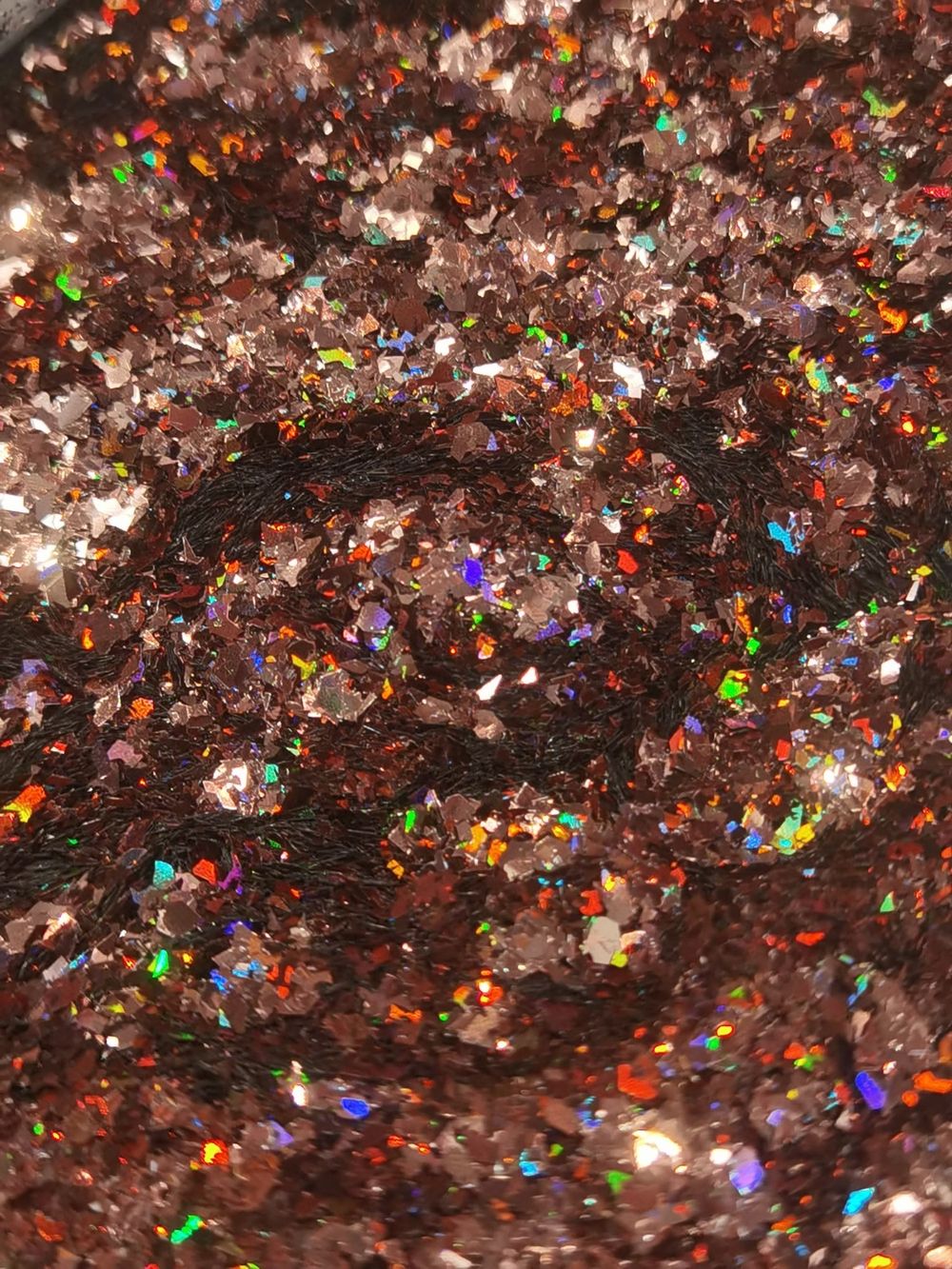 Хлопья - слюда Шоколадный голографик - 88809 - для литья изделий и творчества