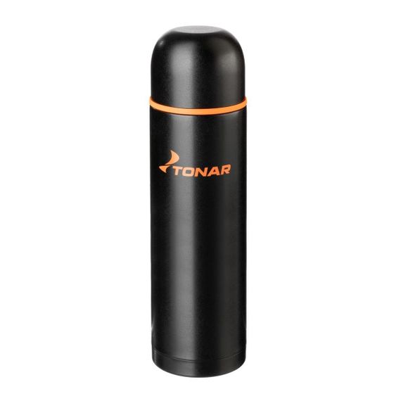 Термос TONAR 1200ML HS.TM-026  черный (дополн.пласт.чашка)