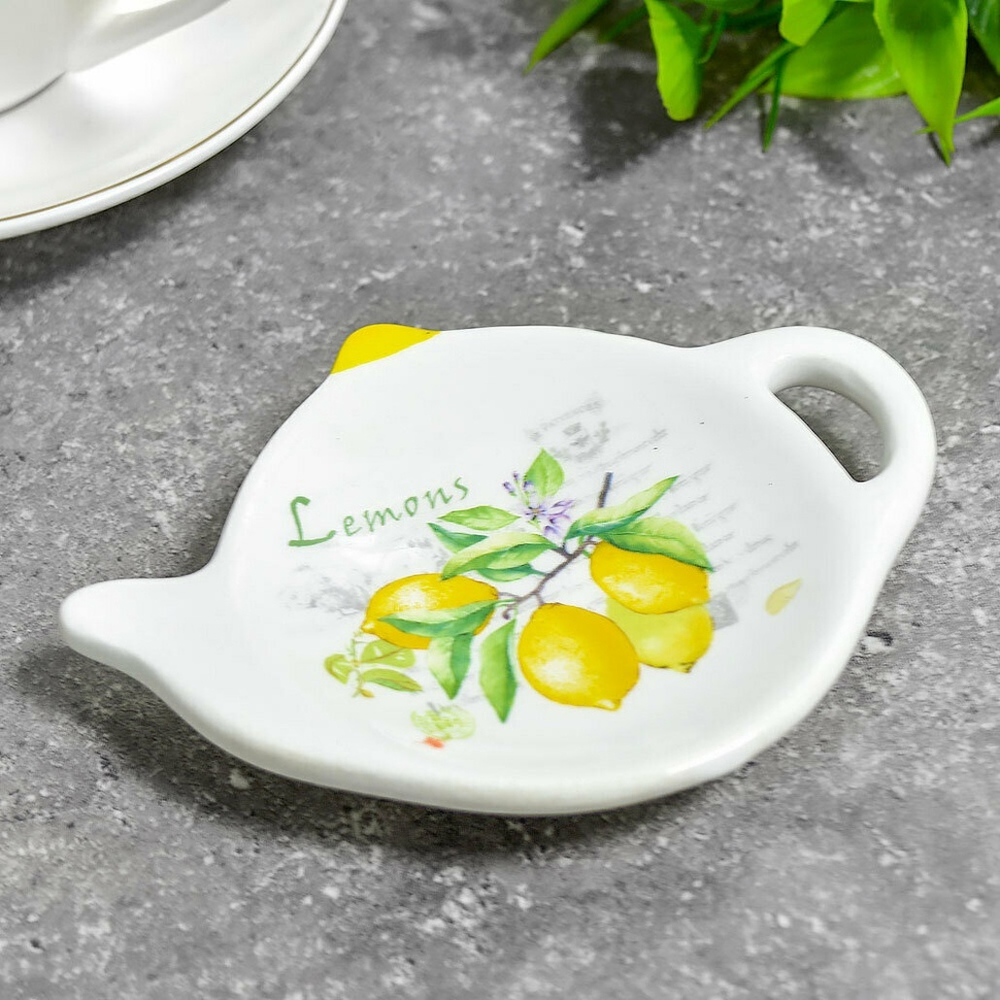 Подставка под чайные пакетики "Лимоны"