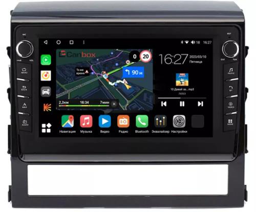 Магнитола для Toyota Land Cruiser 200 2015-2021 (без JBL) - Canbox 9047 Android 10, Быстрая, CarPlay, 4G SIM-слот