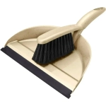 Комплект щетка-сметка Malta с совком с кромкой (бежевый)