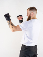 Перчатки ММА BoyBo Stain BGM311, Флекс, черный