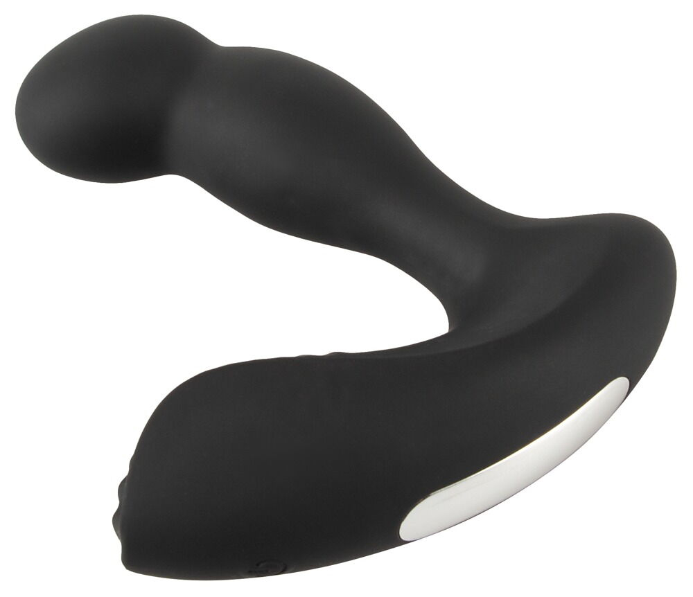 Черный вибростимулятор простаты RC Prostate Massager - 13,1 см. (Цвет: черный)