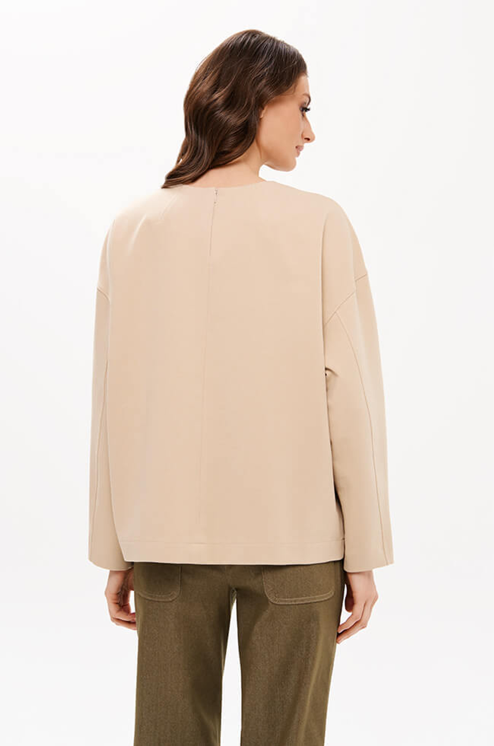 23395 Свитшот женский (бежевый)