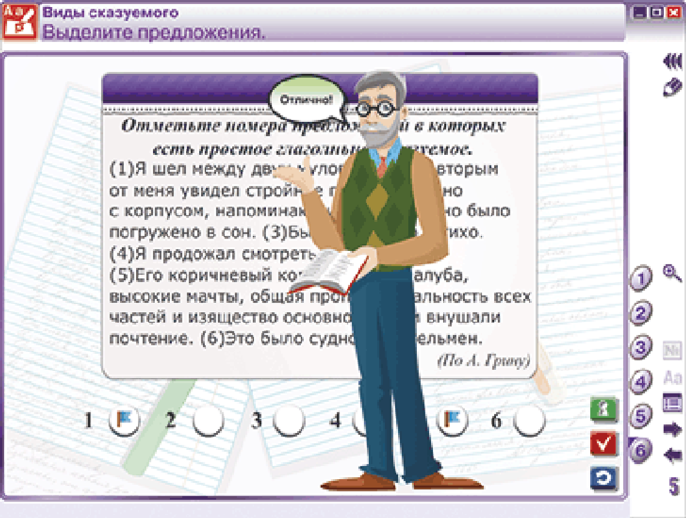 Наглядный русский язык. 8 класс