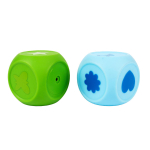 Набор игрушек для купания "Кубы" ПВХ, в сетке (Играем Вместе)