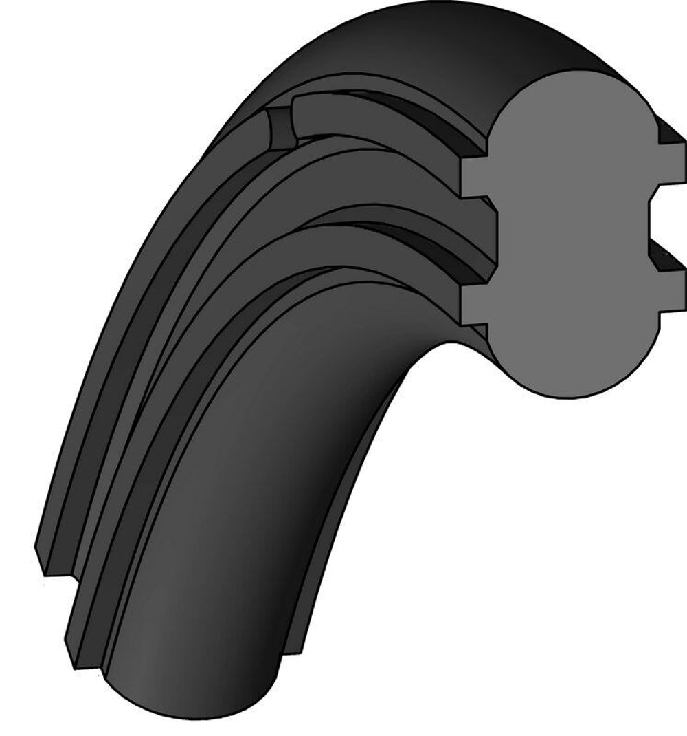 A808-050 Пневматическое уплотнение поршня 50-40-4