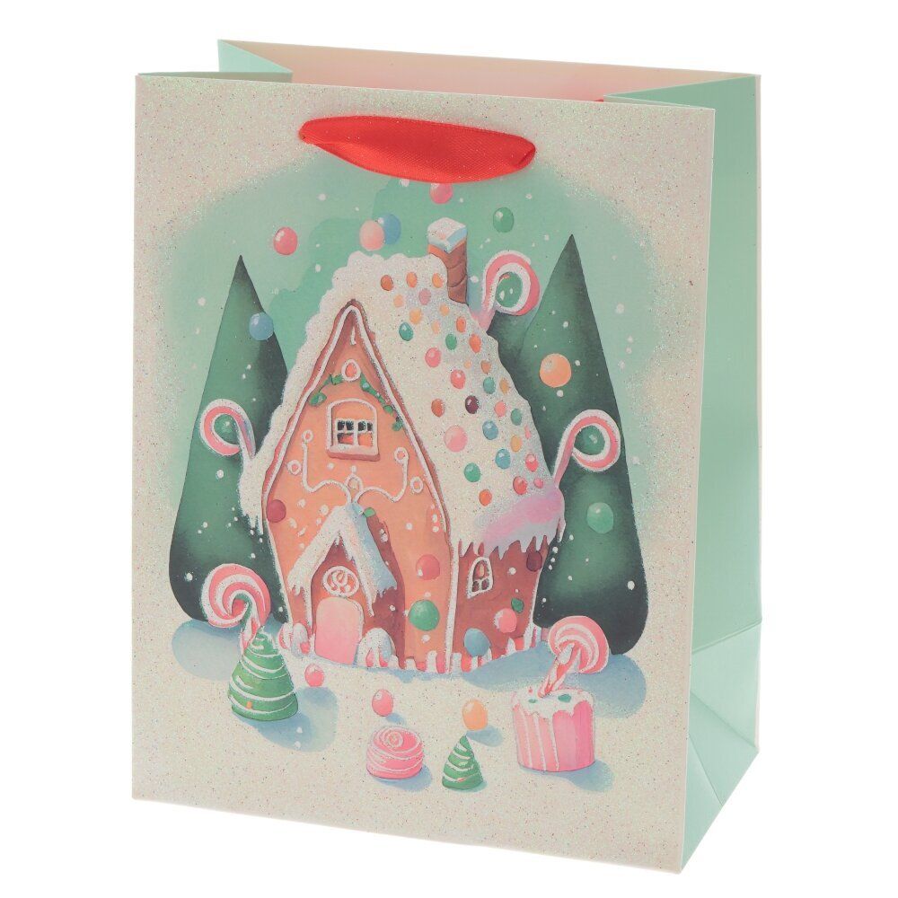 GAEM Пакет подарочный (бумага, плотность 210г/м2, блок 12шт), L18 W10 H23 см, 4в.