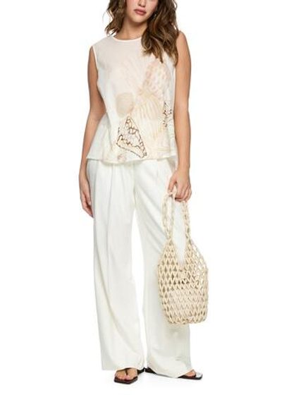 Marc Cain Топ из хлопка с принтом