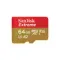 Карта памяти SanDisk Extreme microSDXC 64 Гб V30, UHS-I Class 3 (U3), Class 10 (SDSQXA2-064G-GN6MA)