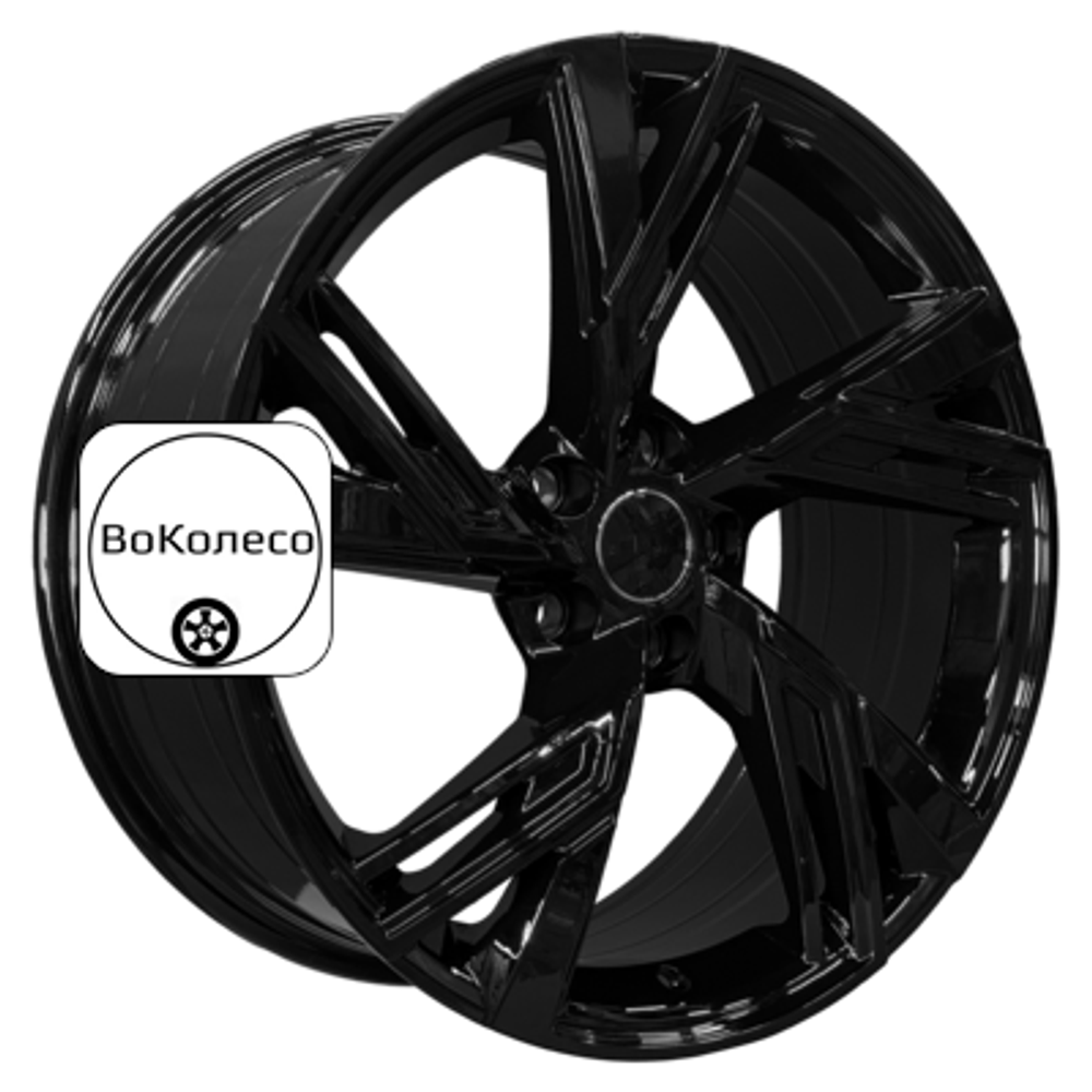 8x18/5x112 ET45 D66,45 1071 Gloss Black (PDW) PDW