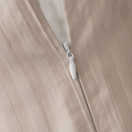 Комплект постельного белья Страйп Сатин Однотонный на резинке CTR029