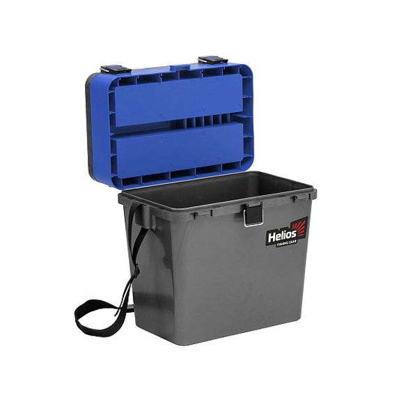 Ящик рыболовный зимний серый/синий (HS-IB-19-GB) Helios