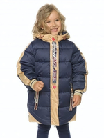 Пальто для девочек р-р (110, Синий(41))