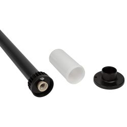 Садово-парковый светильник ЭРА «Поллар» НТУ 01-60-013 напольный черный IP54 Е27 max60Вт h1040мм