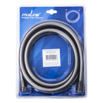 Шланг душевой 200 см имп/кон, силиконовый ГРАФИТ MIXLINE MIX-7-200 ЛЮКС (блистер)