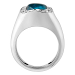 Кольцо с Турмалином и Бриллиантами, R0030-74/1