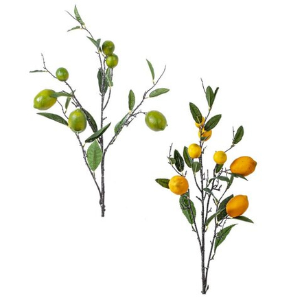 GAEM Ветка искусственная "Лимон", L30 W19 H96 см, 2в.